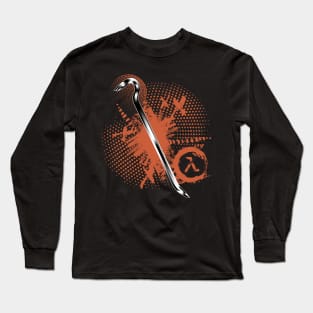 Half Life crowbar / Grunge Long Sleeve T-Shirt